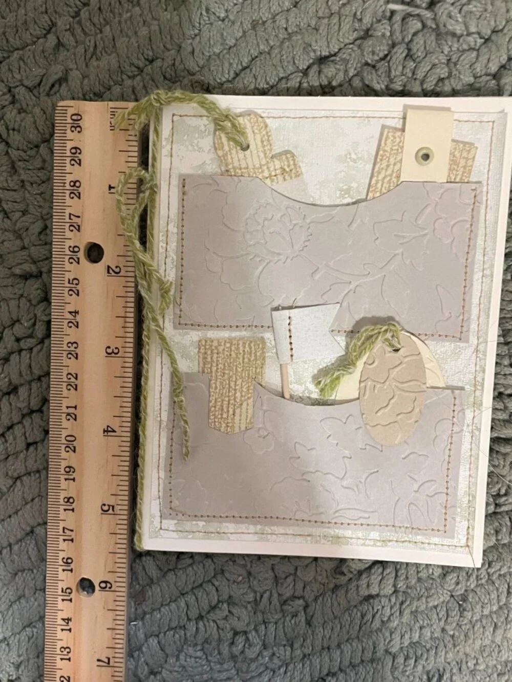 Handcrafted Blank Card 4.25